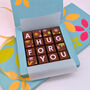 Personalised Message A Hug For You Chocolate Gift, thumbnail 2 of 6