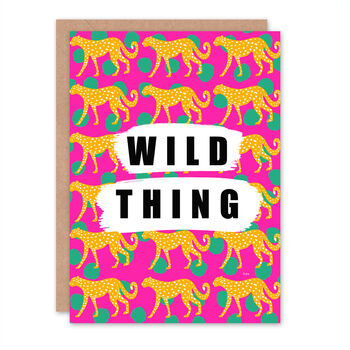 Wild Thing Greetings Card, 2 of 2