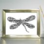 Dragonfly Personalised Print, thumbnail 1 of 2
