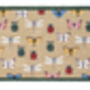 Hug Rug Bugs And Butterflies Beige, thumbnail 3 of 5