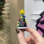 Hand Blown Glass Christmas Tree, thumbnail 3 of 4