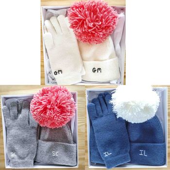 Cashmere Hat And Gloves Personalised Ladies Gift Set, 10 of 10