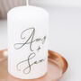 Personalised Couple Anniversary Candle, thumbnail 2 of 4