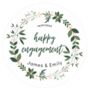 Personalised Green Wreath Edible Drink Topper, thumbnail 2 of 2