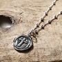Sterling Silver Cross Coin Necklace, thumbnail 1 of 4