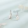 Sterling Silver Puffin Bird Earrings Available In Stud, Hoop, And Hook Styles, thumbnail 6 of 12