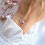 Personalised Birthstone Bracelet – Birthday Gift For Her In 925 Sterling Silver And Gold Vermeil, thumbnail 2 of 9