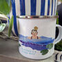 Personalised Swim Wild Enamel Mug, thumbnail 5 of 12