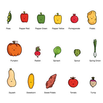 Family Fruit And Veg Personalised Cartoon Art Print, 7 of 9