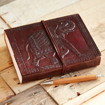 Indra Elephant Leather Journal, 2 of 9