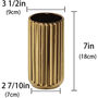 Gold Ceramic Table Centerpieces Flower Vase, thumbnail 4 of 4