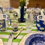 Green And White Striped Tablecloth French Riviera Range, thumbnail 3 of 6