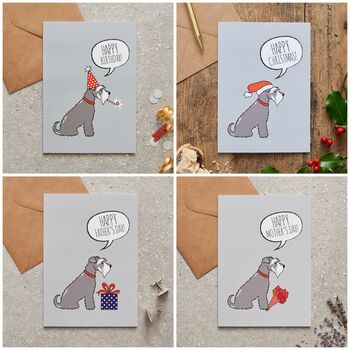 Grey Schnauzer Dog Walking Socks, 11 of 11