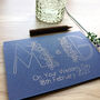 Personalised Wedding Couple Initial Gold Foil Card, thumbnail 4 of 12