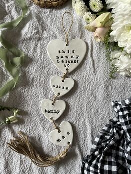 Personalised Mothers Day Gift, Mother's Day Plaque, Gifts For Nan, Nanny, Grandma, Grammy Wall Hanging, Nan Keepsake, 3 of 3