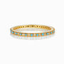 Turquoise And Topaz Stacking Ring, thumbnail 2 of 2