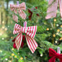 Bow Christmas Tree Decorations, thumbnail 2 of 6