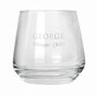 Gifts For Men Engraved Whisky Glass For Him, thumbnail 5 of 5