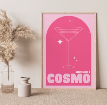 Set Of Six Cocktail Gallery Wall Print Pack, 3 of 7