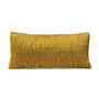 Rectangular Velvet Tassel Cushion, thumbnail 1 of 4