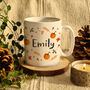 Personalised Pumpkin Spice Latte Coffee Cup Mug, thumbnail 1 of 9