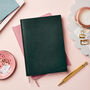 Personalised Classic Vegan Leather Notebook, thumbnail 3 of 10