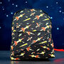 Children's School Backpack With Space Rockets, thumbnail 1 of 4