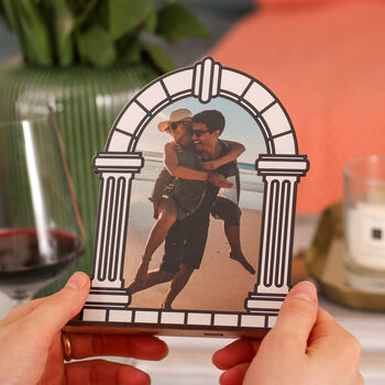 Personalised Greek Style Holiday Picture Photo Frames, 3 of 8