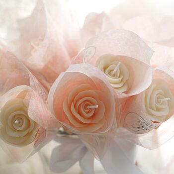 Personalised Wedding Rose Candle Favours, 7 of 10