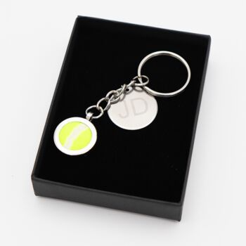 Personalised Tennis Ball Key Chain/Keyring, 3 of 5