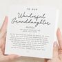 Personalised Granddaughter Graduation Card, thumbnail 1 of 7