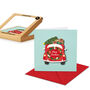 Christmas Holiday Festive Red Car Pack Of 10 Cards, thumbnail 3 of 3