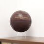 Personalised Vintage Dark Brown Leather Football, thumbnail 3 of 6