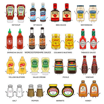 Personalised Family Condiments Print, 4 of 5