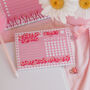 Pink Gingham Self Care Notepad Gift Set, thumbnail 7 of 10
