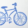 Set Of Five Handmade Bicycle Notelets, thumbnail 2 of 4