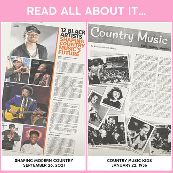 History Of Country Music Personalised Gift Music Deluxe Book, 6 of 10