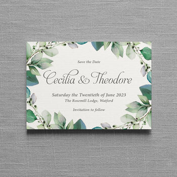 Cecilia Concertina Wedding Invitation, 2 of 5