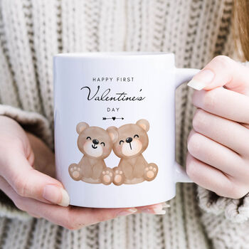First Valentine’s Day Gift Mug – Bear Couple, 3 of 8