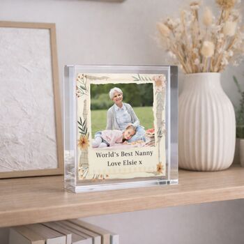 Gifts For Women Personalised Photo Ornament Crystal Glass, 3 of 8