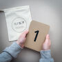 Number Flashcards With Organic Cotton Bag, thumbnail 1 of 4