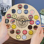 Personalised Clock Beer Bottle Cap Collector Gift, thumbnail 1 of 5