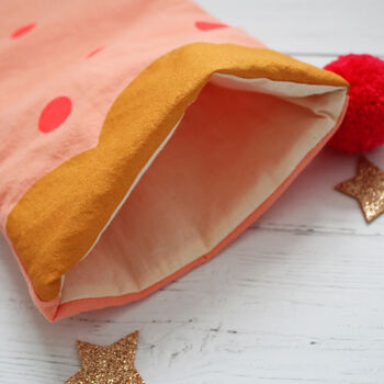 Personalised Spotty Christmas Stocking, 8 of 10