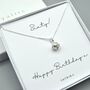 Sterling Silver 60th Birthday Necklace, thumbnail 1 of 2