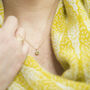 Solid Gold Peridot Gemstone Earrings, thumbnail 4 of 7
