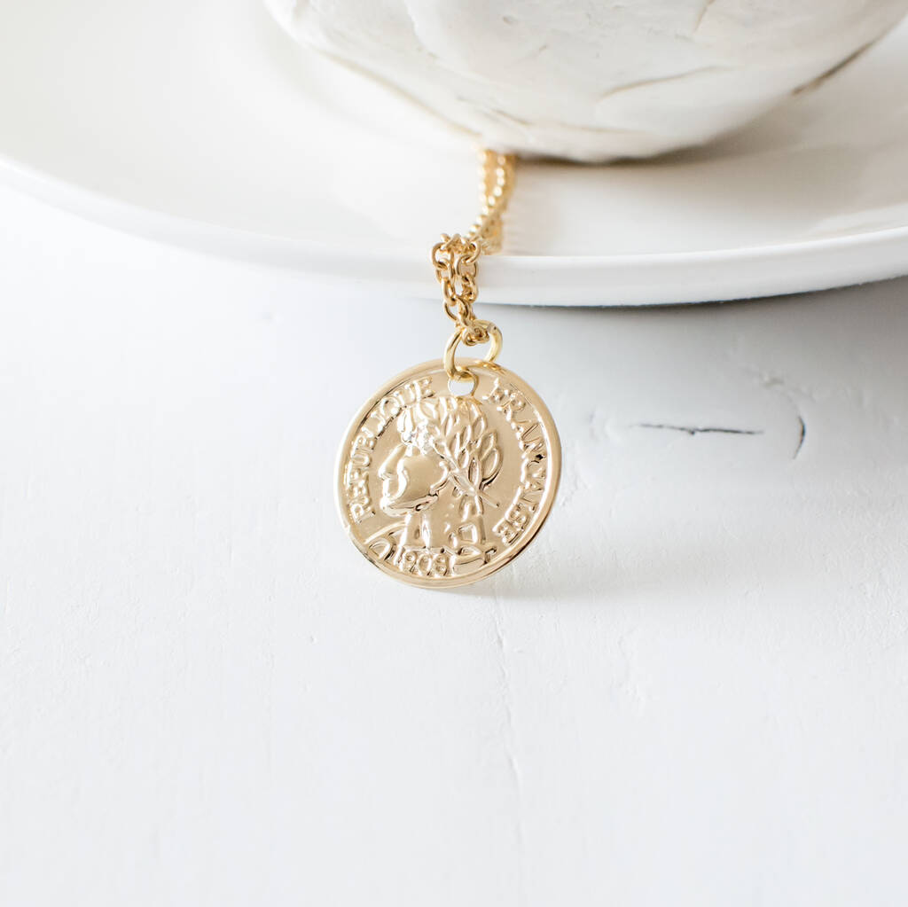 Antique Coin Necklace, 1 of 6