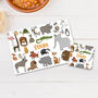 Personalised Name Children's Jungle Placemat Set, thumbnail 1 of 4