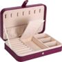 Small Pu Leather Jewellery Travel Box Organiser, thumbnail 3 of 6