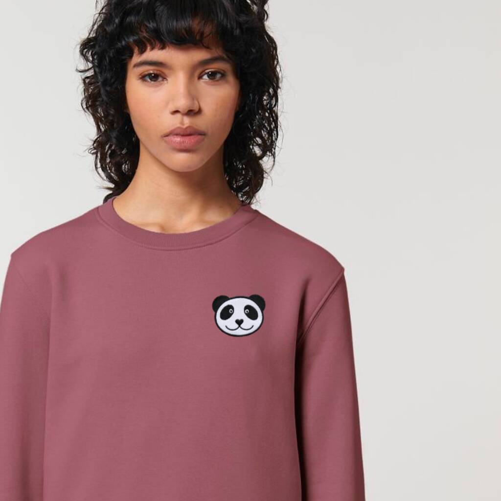 Organic Cotton Panda Sweatshirt By tommy & lottie | notonthehighstreet.com
