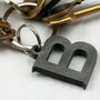 Personalised Initial And Message Keyring, thumbnail 3 of 4